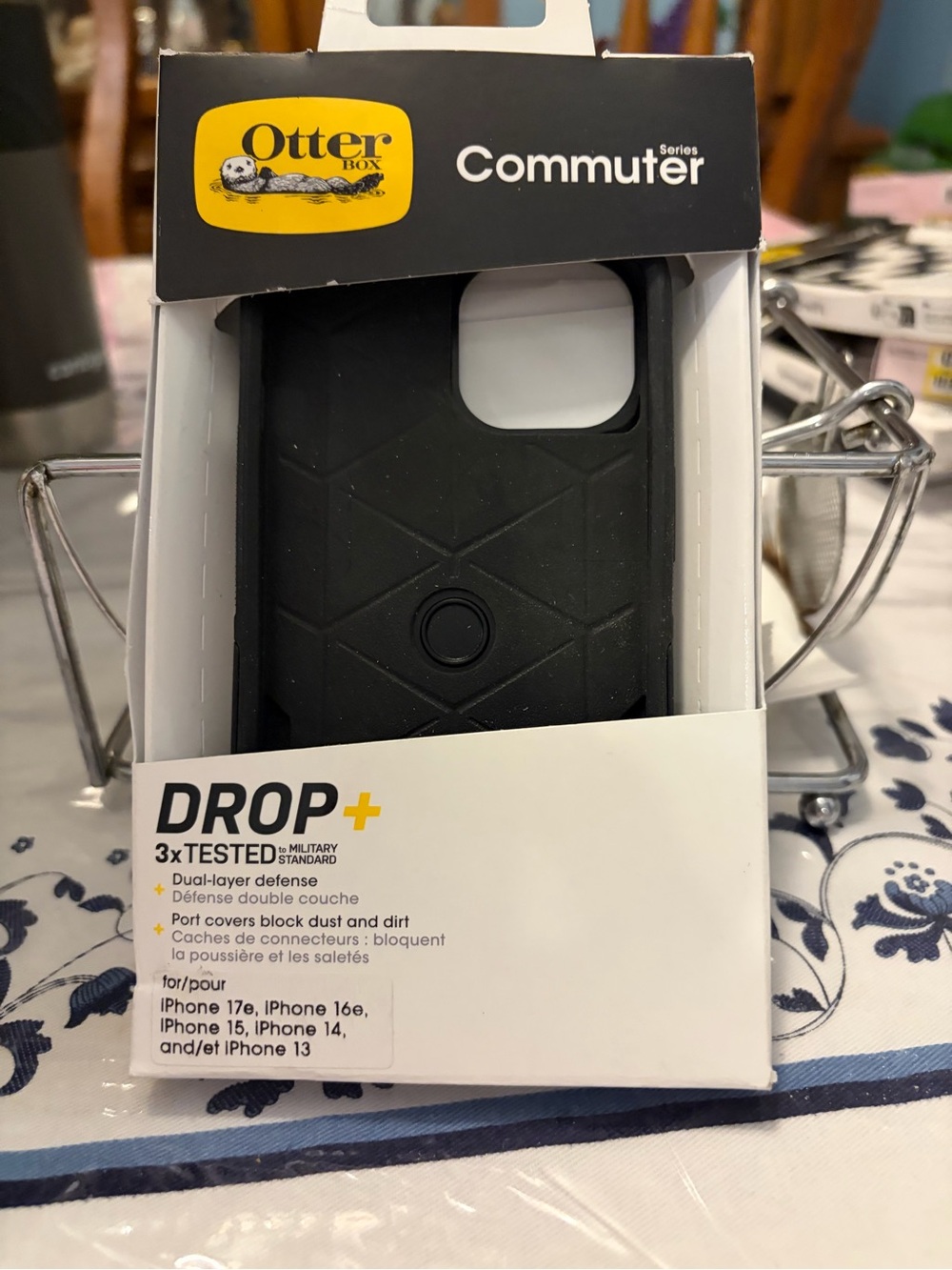 OtterBox Commuter Series Black Phone Case for iPhone for IPhone 14, 13, & 13